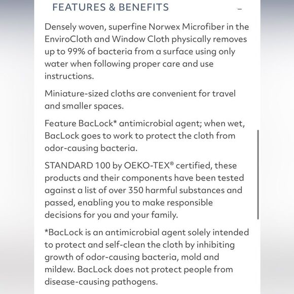 Norwex Mini Microfiber Variety Pack Set of 3 NWT - Picture 7 of 7